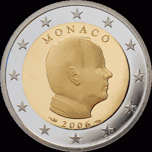 2 Euro UNC Monaco